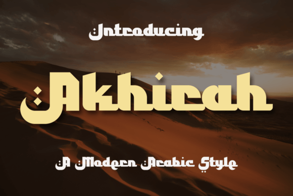 Akhirah Serif Font Brings Bold Elegance to Web Design