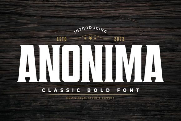 Anonima Brings Bold Serif Confidence to Real Branding Work