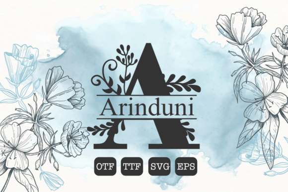 Arinduni Monogram Typeface: Digital Elegance for Brands