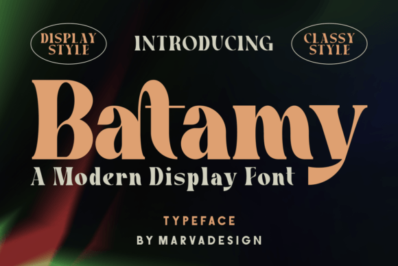 Batamy: A Serif Font That Brings Elegance to Editorial Design