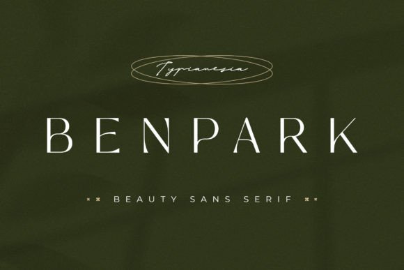 Benpark Font: Bold Serif Elegance for Handmade Products