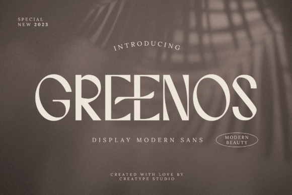 Greenos: A Serif Font That Makes Your Small Business Look Polished