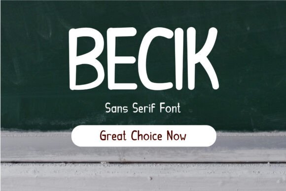 How Becik Font Brings Clarity and Character to Campaign Visuals