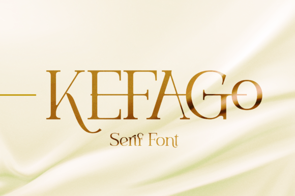 Kefago: A Serif Font Built for Refined Web Design