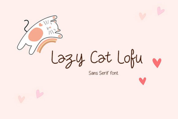 Lazy Cat Lofu: A Playful Sans Serif Font for Web Designers