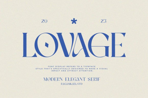 Lovage Serif Font: A Marketer's Tool for Visual Impact