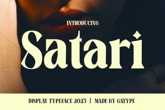 Make Your Brand Stand Out with the Satari Display Font