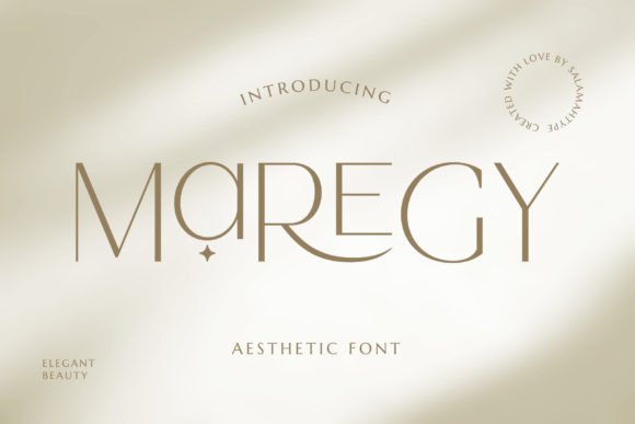 Maregy: A Modern Sans Serif Font for Small Business Branding