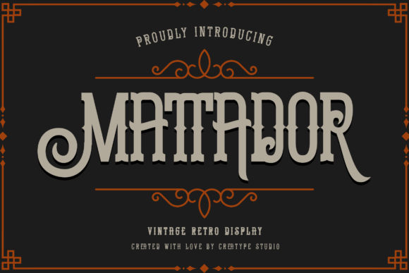 Mattador: A Vintage Blackletter Font That Gives Small Brands a Distinct Voice