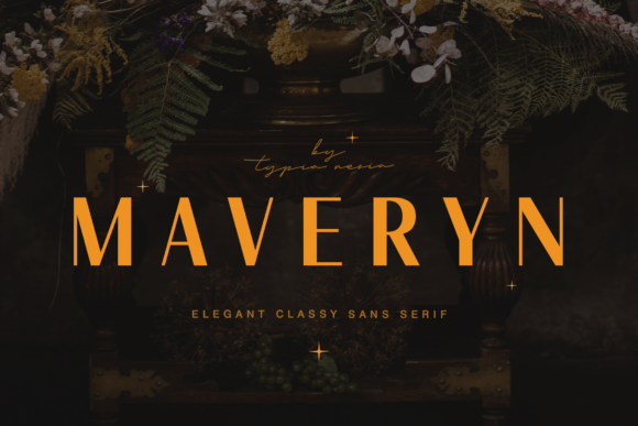 Maveryn Font: An Elegant Contrast Sans Serif for Brand Design
