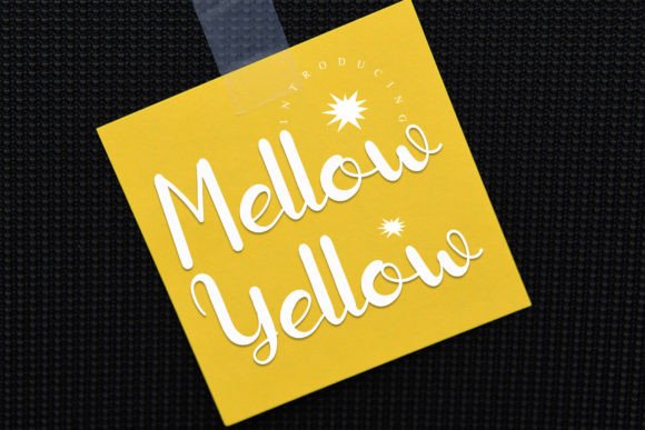Mellow Yellow Font: A Sans Serif for Relaxed Editorial Design