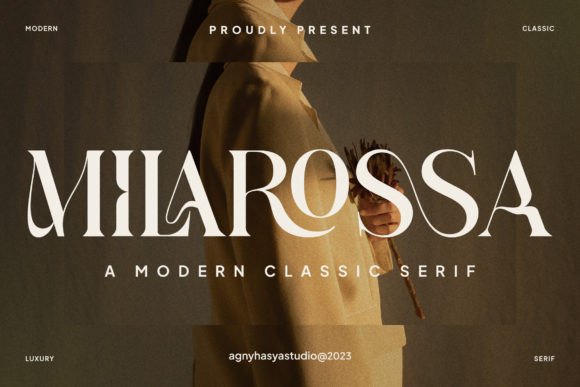 Milarossa Serif Display Typeface Built for Digital Design