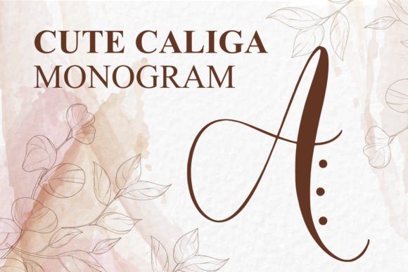 Monogram Cute Caliga: A Typeface Built for Thoughtful Editorial Design