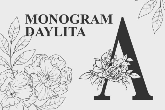 Monogram Daylita: A Decorative Font Built for Warm, Romantic Branding