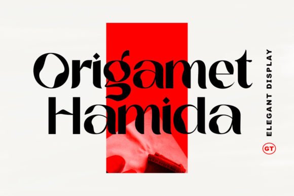 Origamet Hamida: A Bold Serif Font for Handmade Labels and Shop Branding