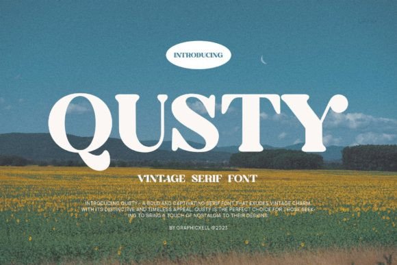 Qusty: A Serif Typeface Built for Elegant Editorial Design