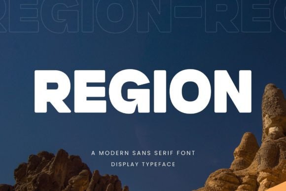 Region Font: A Modern Sans Serif for Digital Design