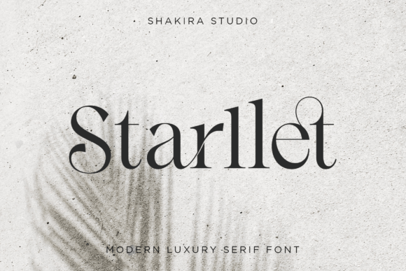 Starllet: A Serif Font That Brings Vintage Elegance to Editorial Design
