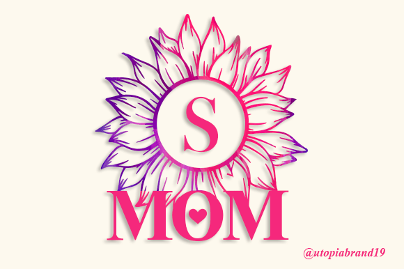 Sunflower Mom Monogram: A Decorative Font Tested in Web Design