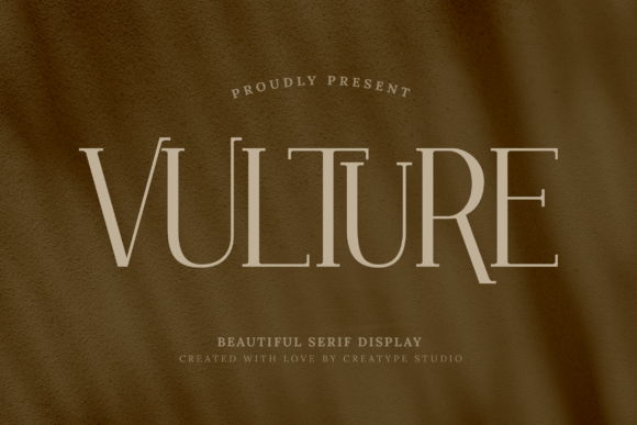 Vulture Font: An Elegant Serif for Modern Brand Projects